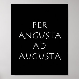 Per angusta en augusta poster