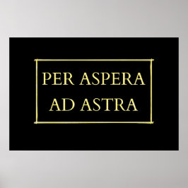Per aspera ad astra poster