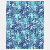 Per Aspera Azure Dekbedovertrek Fleece Deken (Voorkant)