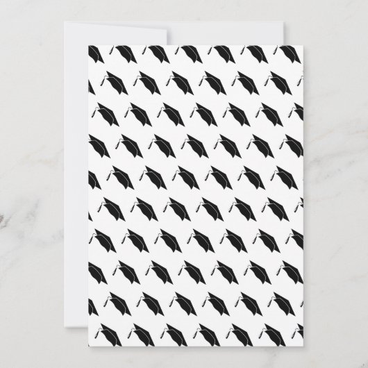 Per aspera en astra Latin Congrat Graduation Cap Kaart (Achterkant)