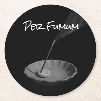 Per Fumum (type 2) Ronde Kartonnen Onderzetter
