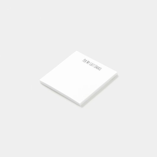 Per mijn laatste e-mail post-it 3x3 post-it® notes (Schuin)
