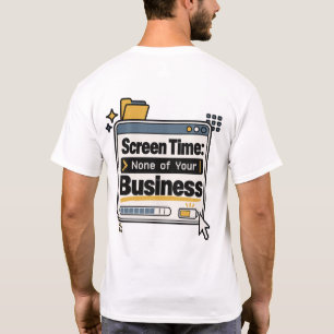 Per ongeluk weer online Grappig digitaal leven T T-shirt