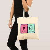 Per periodieke canvas tas van de lijstnaam (Voorkant (product))
