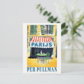 Per Pullman Vintage Poster Briefkaart (Staand voorkant)