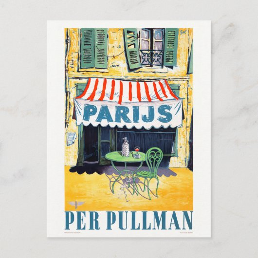 Per Pullman Vintage Poster Briefkaart (Voorkant)