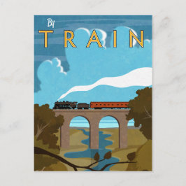 Per trein briefkaart