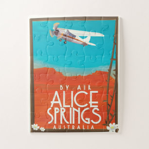 Per vliegtuig - Alice Springs Australië Legpuzzel