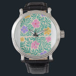 Per watches logo flawrs   Horloge<br><div class="desc">Per watches  logo  les fleurs</div>