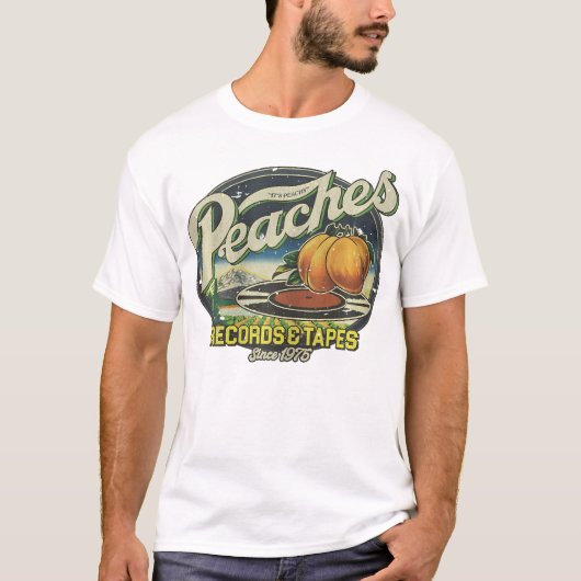 Peraches Records Tapes 1975 T-shirt (Voorkant)