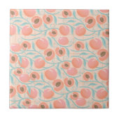 Perachy Blooms Boho Pattern Peach Tegeltje (Voorkant)