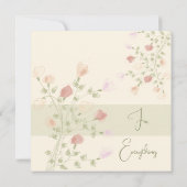 perachy crème en roze bedankkaart (Achterkant)