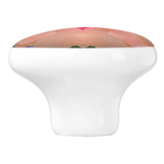 Perachy Floral Ceramic Knob Keramische Knop (Zijkant)