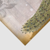  peracock- en Roos-debetpapier Tissuepapier (Detail)