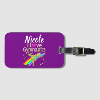 PERALIZED I LOVE GYMNASTICS DESIGN BAGAGELABEL