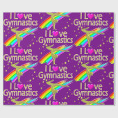 PERALIZED I LOVE GYMNASTICS DESIGN CADEAUPAPIER (Vlak)