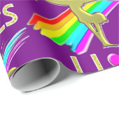 PERALIZED I LOVE GYMNASTICS DESIGN CADEAUPAPIER (Rol Hoek)