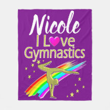 PERALIZED I LOVE GYMNASTICS DESIGN