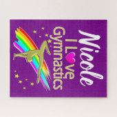 PERALIZED I LOVE GYMNASTICS DESIGN LEGPUZZEL (Horizontaal)