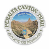 Peralta Canyon Trail Sticker (Voorkant)
