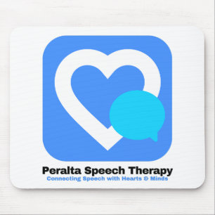 Peralta Speech Therapy Logo Witte Achtergrond Muismat