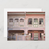 Peranakan Shophouses Briefkaart (Voorkant / Achterkant)