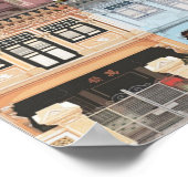 Peranakan Shophouses Poster (Hoek)