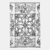 Peranakan Tile Towel Theedoek (Verticaal)