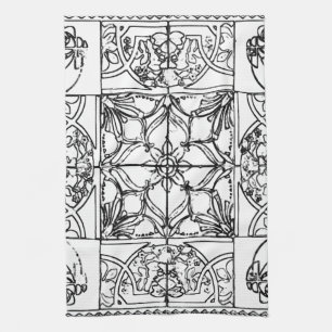 Peranakan Tile Towel Theedoek