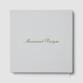 Peraonalised Islamic Bridal Guest Book Gastenboek (Achterkant)