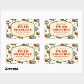 Perar Preserve Jam Label (Vel)