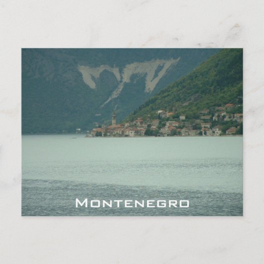 Perast en Boka Kotorska Briefkaart (Voorkant)