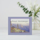 PERAST, MONTENEGRO BRIEFKAART (Staand voorkant)