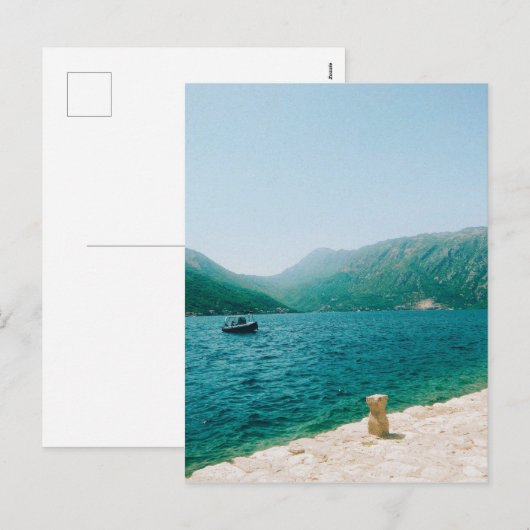 Perast - Montenegro Feestdagenkaart (Voorkant / Achterkant)