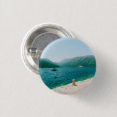 Perast - Montenegro Ronde Button 3,2 Cm (Voorkant /achterkant)