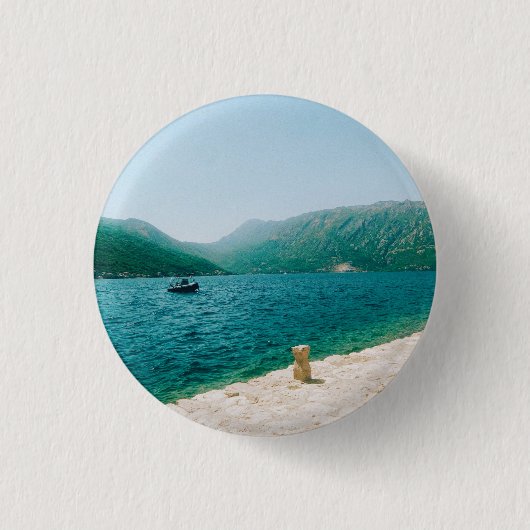 Perast - Montenegro Ronde Button 3,2 Cm (Voorkant)