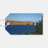 Percé Rock in de Golf van de Sint-Laurens Cadeaulabel (Achterkant Horizontaal)