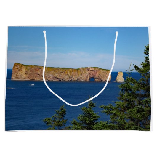 Percé Rock in de Golf van de Sint-Laurens Groot Cadeauzakje (Voorkant)