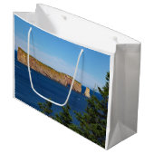 Percé Rock in de Golf van de Sint-Laurens Groot Cadeauzakje (Voorkant Gekanteld)