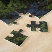 Percé Rock in de Golf van de Sint-Laurens Legpuzzel (Zijkant)