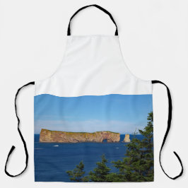 Percé Rock in de Golf van de Sint-Laurens Schort