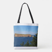 Percé Rock in de Golf van de Sint-Laurens Tote Bag (Achterkant)