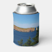 Percé Rock in de Golf van de Sint-Lawrence Blikjeskoeler (Blikje Achterkant)
