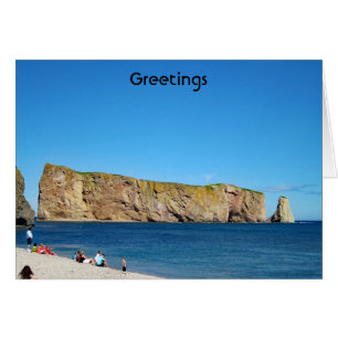 Percé Rock in de Golf van de St. Lawrence