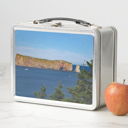 Percé Rock in de Golf van de St. Lawrence (In situ)