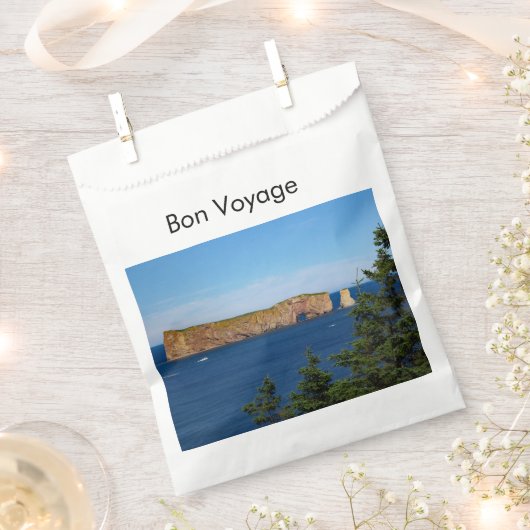 Percé Rock in de Golf van de St. Lawrence Bedankzakje (Geknipt)
