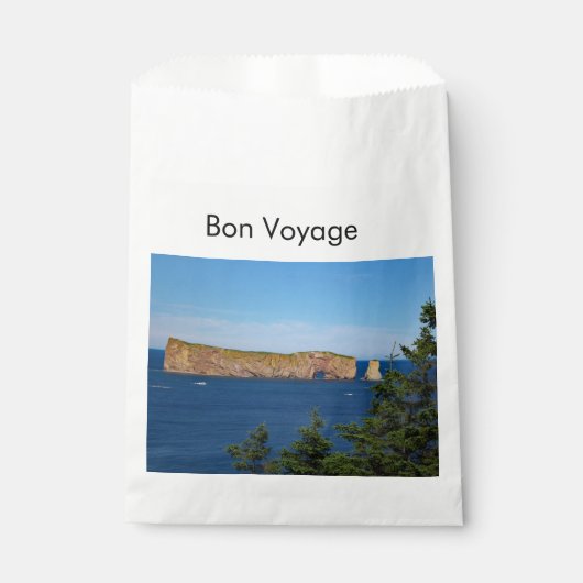 Percé Rock in de Golf van de St. Lawrence Bedankzakje (Voorkant)
