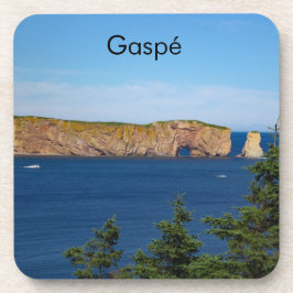 Percé Rock in de Golf van de St. Lawrence Bier Onderzetter