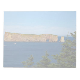 Percé Rock in de Golf van de St. Lawrence Notitieblok