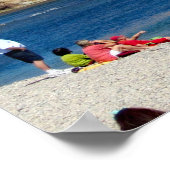 Percé Rock in de Golf van de St. Lawrence Poster (Hoek)